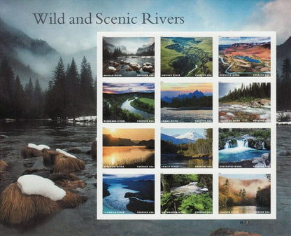 2019 USa Forever Wild And Scenic Rivers Stamps