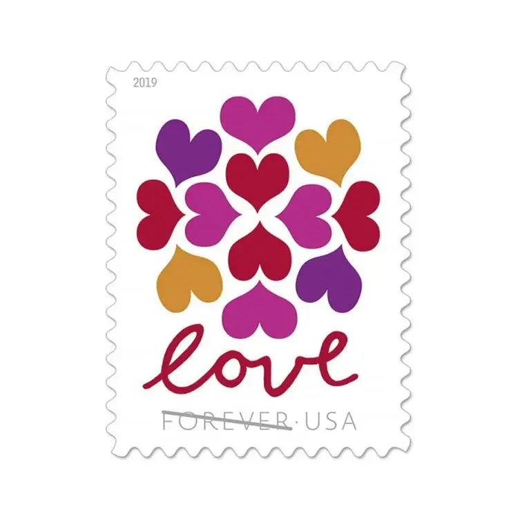 2019 USa Forever Hearts Blossom Love Stamps