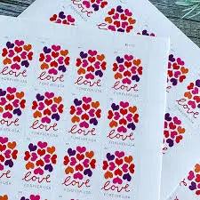 2019 USa Forever Hearts Blossom Love Stamps