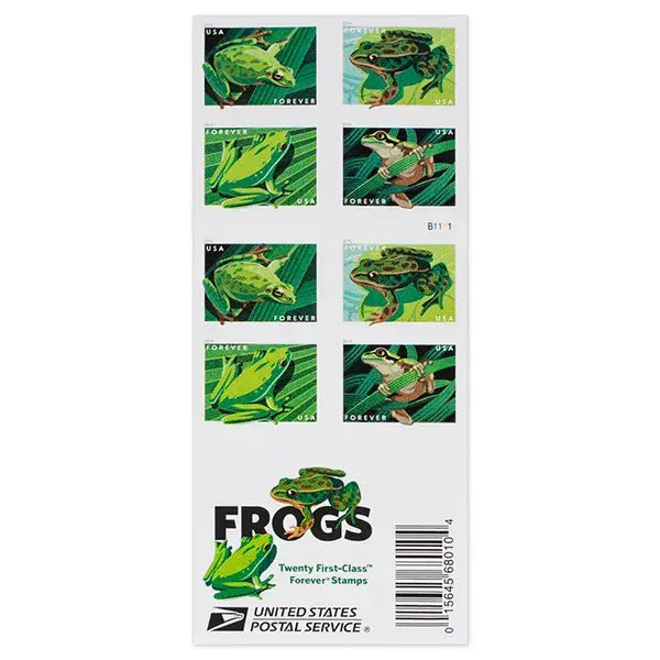 2019 USa Forever Frogs Stamps