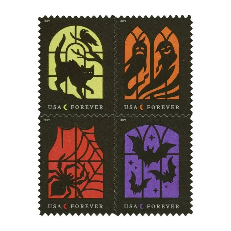 2019 USa Forever Spooky Silhouettes Framed Stamps