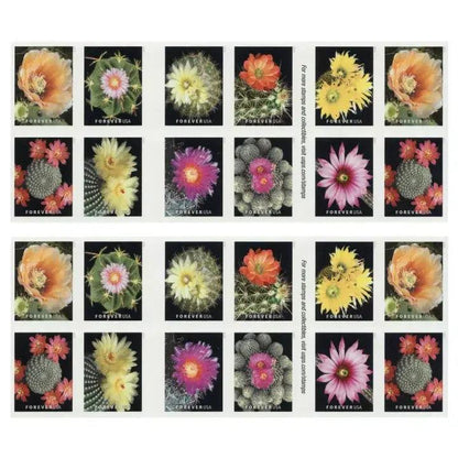 2019 USa Forever Cactus Flowers Stamps