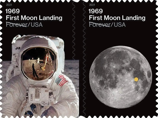 2019 USa Forever 1969 50th Anniversary of the Moon Landing Stamps