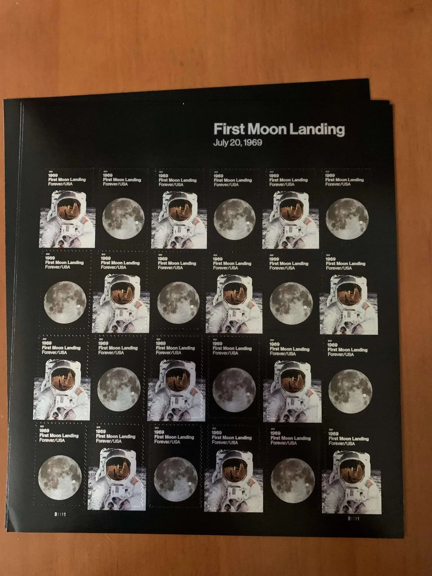 2019 USa Forever 1969 50th Anniversary of the Moon Landing Stamps