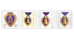 2019 USa Forever Purple Heart Forever Stamps
