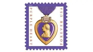 2019 USa Forever Purple Heart Forever Stamps