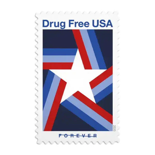 2020 USa Forever Drug Free USA Stamps