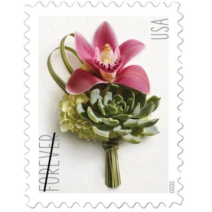 2020 USa Forever Contemporary Boutonniere Stamps