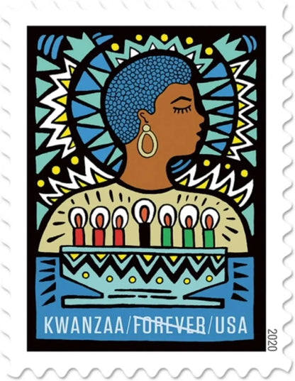2020 USa Forever Kwanzaa Postage Stamps