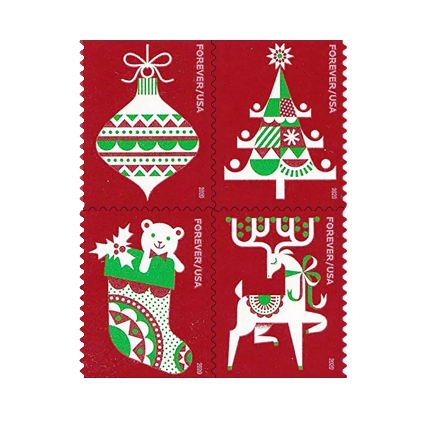 2020 USa Forever Holiday Delights Stamps