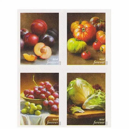 2020 USa Forever Fruits & Vegetables Stamps