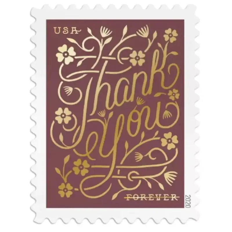 2020 USa Forever Thank You Stamps