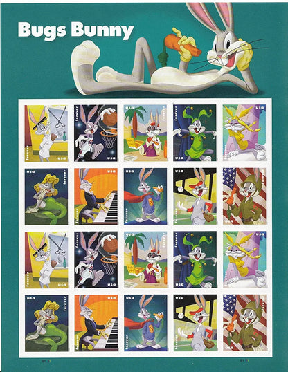 2020 USa Forever Bugs Bunny Stamps