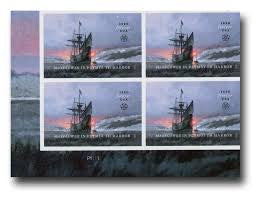 2020 USa Forever Mayflower in Plymouth Harbor Stamp
