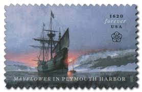 2020 USa Forever Mayflower in Plymouth Harbor Stamp