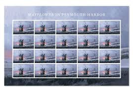 2020 USa Forever Mayflower in Plymouth Harbor Stamp