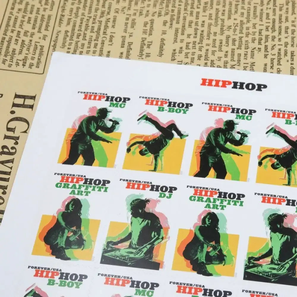 2020 USa Forever Hip Hop First-Class Stamps