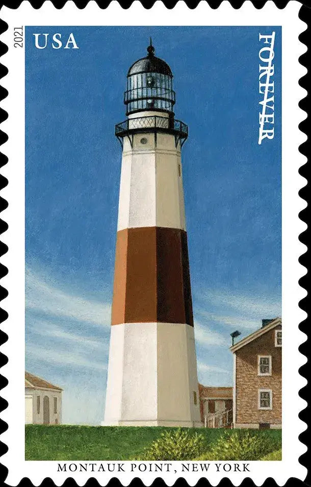 2021 USa Forever Mid Atlantic Lighthouses Stamp