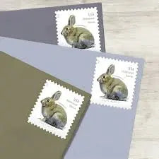 2021 USa Forever Brush Rabbit Additional Ounce Stamps