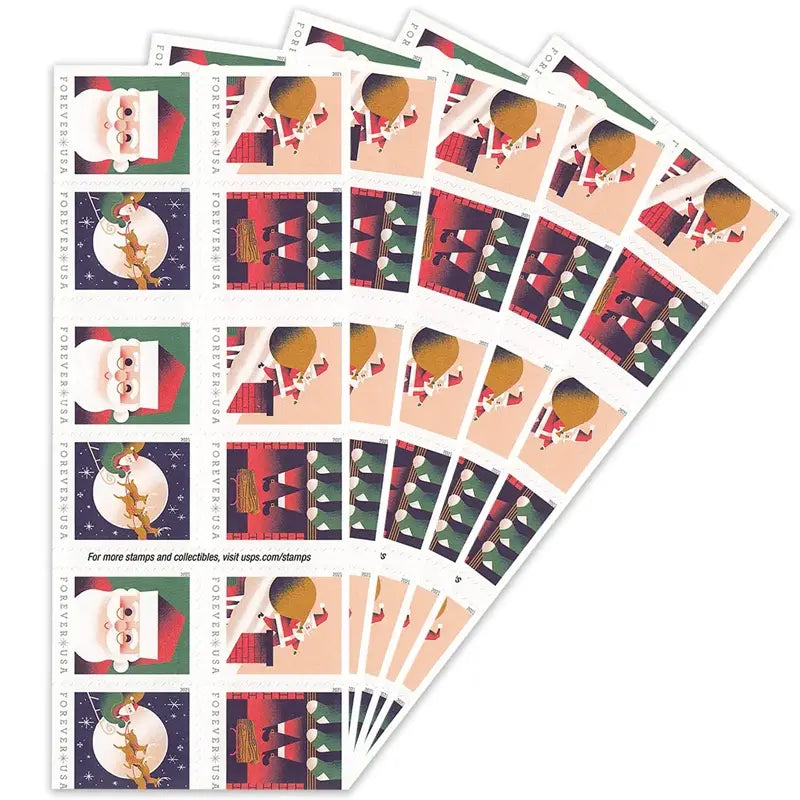 2021 USa Forever A Visit from St Nick Stamps