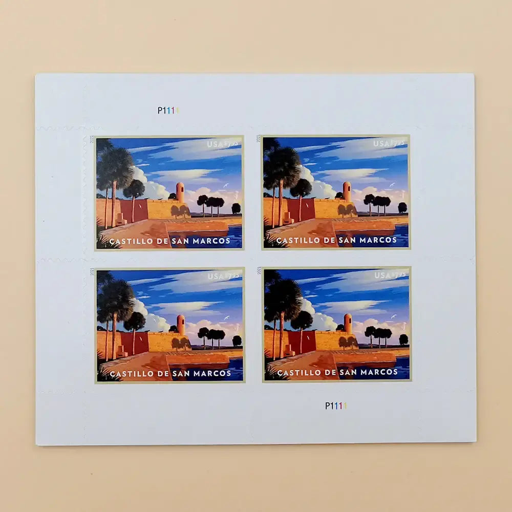 2021 USa Forever Castillo De San Marcos Stamps