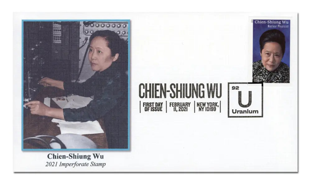 2021 USa Forever Imperforate Chien-Shiung Wu Stamps