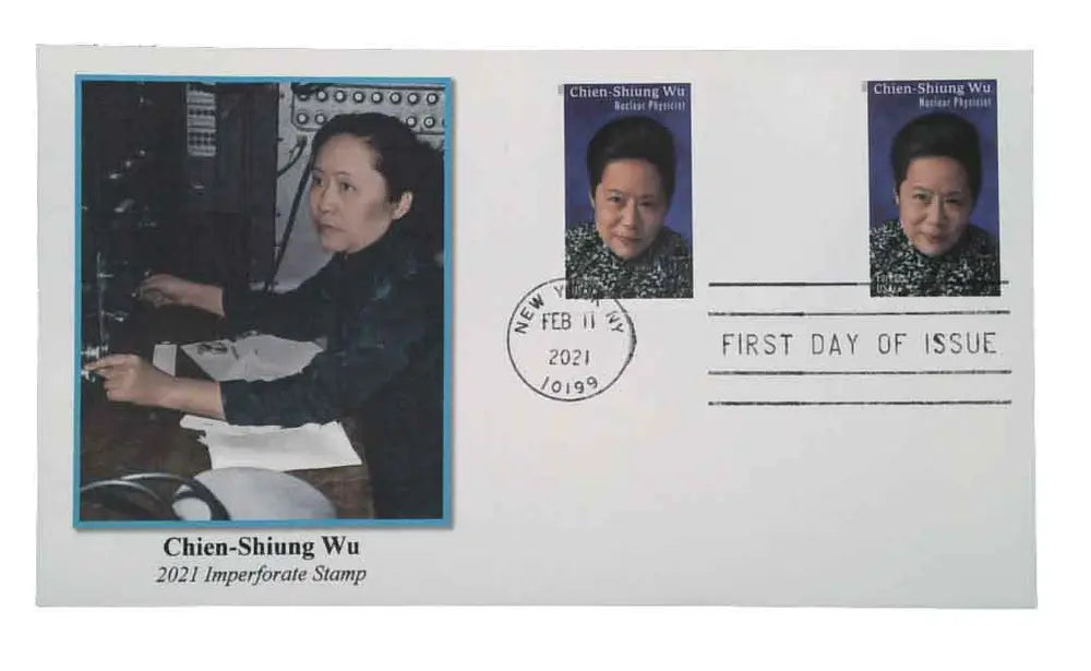 2021 USa Forever Imperforate Chien-Shiung Wu Stamps