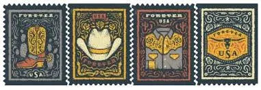 2021 USa Forever Western Wear Stamps