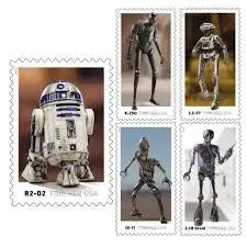 2021 USa Forever Star Wars Droids Stamps