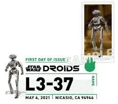 2021 USa Forever Star Wars Droids Stamps