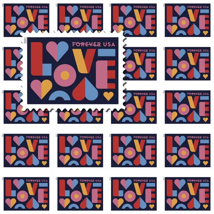 2021 USa Forever Love Stamp