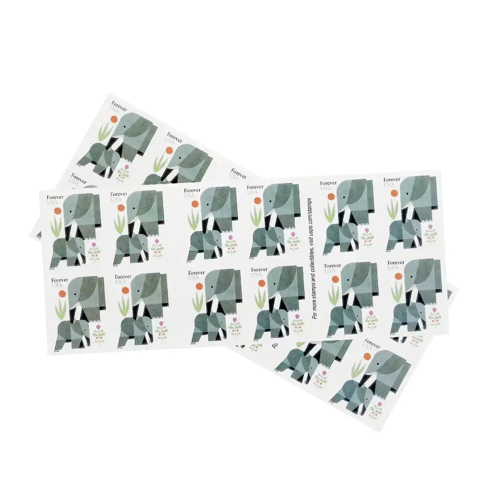 2022 USa Forever Elephants Stamps