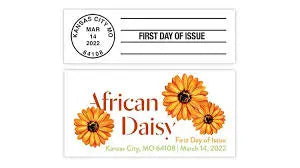 2022 USa Forever Global Forever African Daisy Stamp