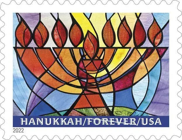 2022 USa Forever Hanukkah Postage Stamps