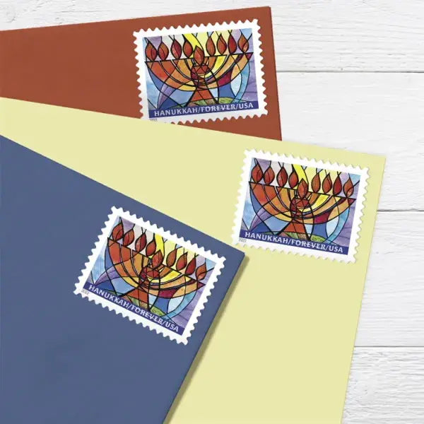 2022 USa Forever Hanukkah Postage Stamps