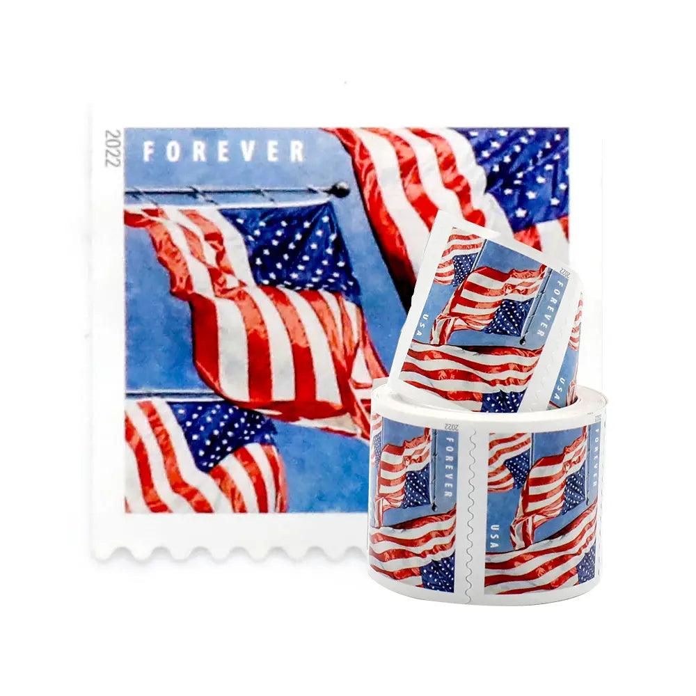 Wholesale products 2022 USa Forever American Flag Stamps Rolls