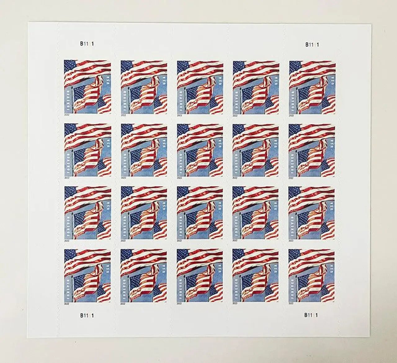 2022 USa Forever flag stamp