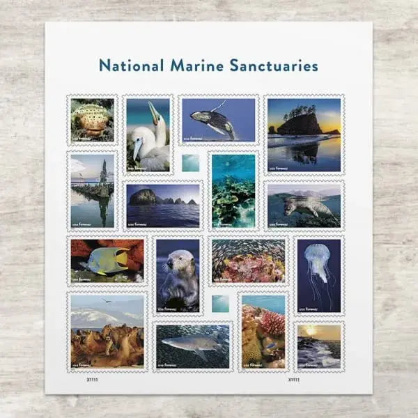 2022 USa Forever National Marine Sanctuaries Stamps