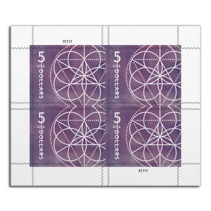 2022 USa Forever 5 dollar floral geometry stamps
