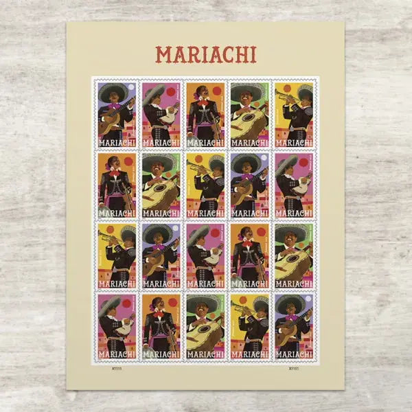2022 USa Forever Mariachi Stamps