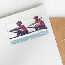 2022 USa Forever Women's Rowing Stamps
