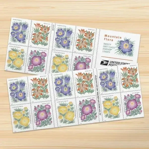 2022 USa Forever  Mountain Flora Stamps