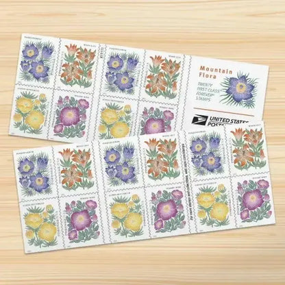 2022 USa Forever  Mountain Flora Stamps