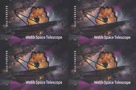 2022 USa Forever James Webb Space Telescope Stamps