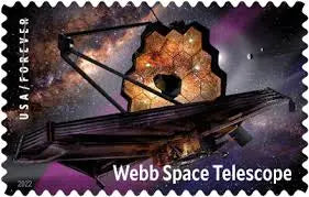 2022 USa Forever James Webb Space Telescope Stamps