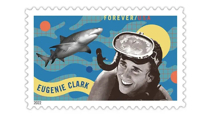 2022 USa Forever Eugenie Clark Postage Stamps