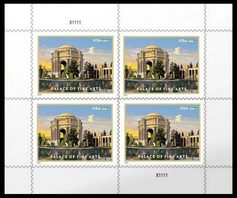 2022 USa Forever Palace of Fine Arts Stamps