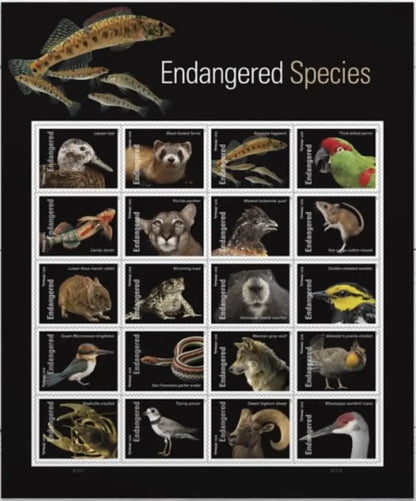 2023 USa Forever Endangered Species Stamps