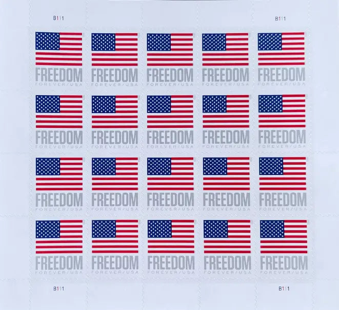 2023 USa Forever freedom flag postage stamp