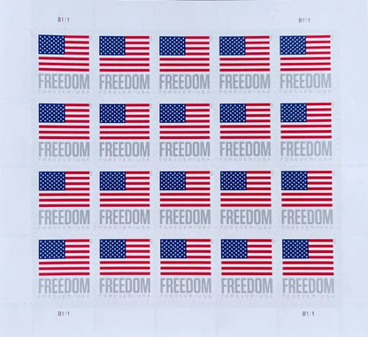 2023 USa Forever freedom flag postage stamp